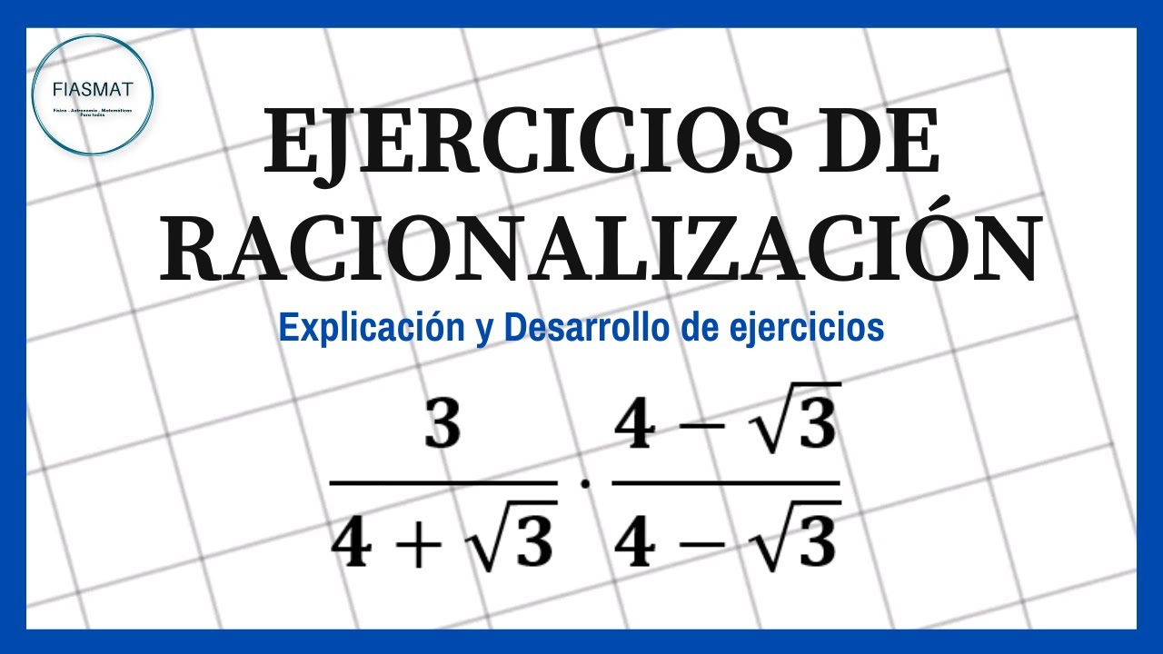 Ejercicios Racionalización - Raíces