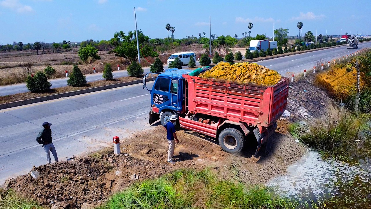 Power Skills Machine Operation Landfill!! Start a New Project dumper Soil & Dozer in Actions!