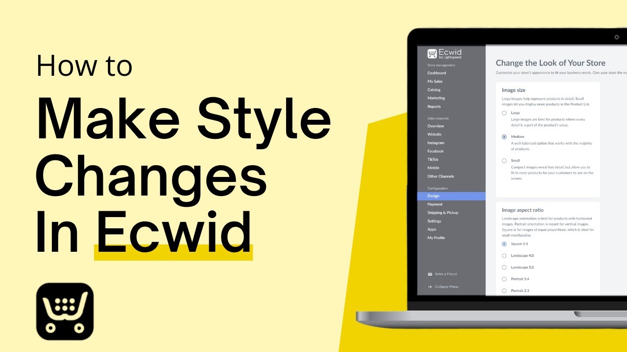 How To Make Style Changes In Ecwid 2023 | Ecwid Tutorials