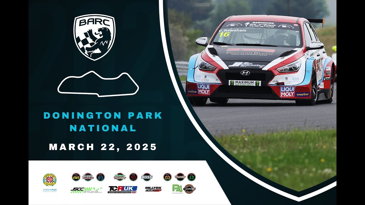 BARC LIVE - 2025 SEASON OPENER | Donington Park | March 22
