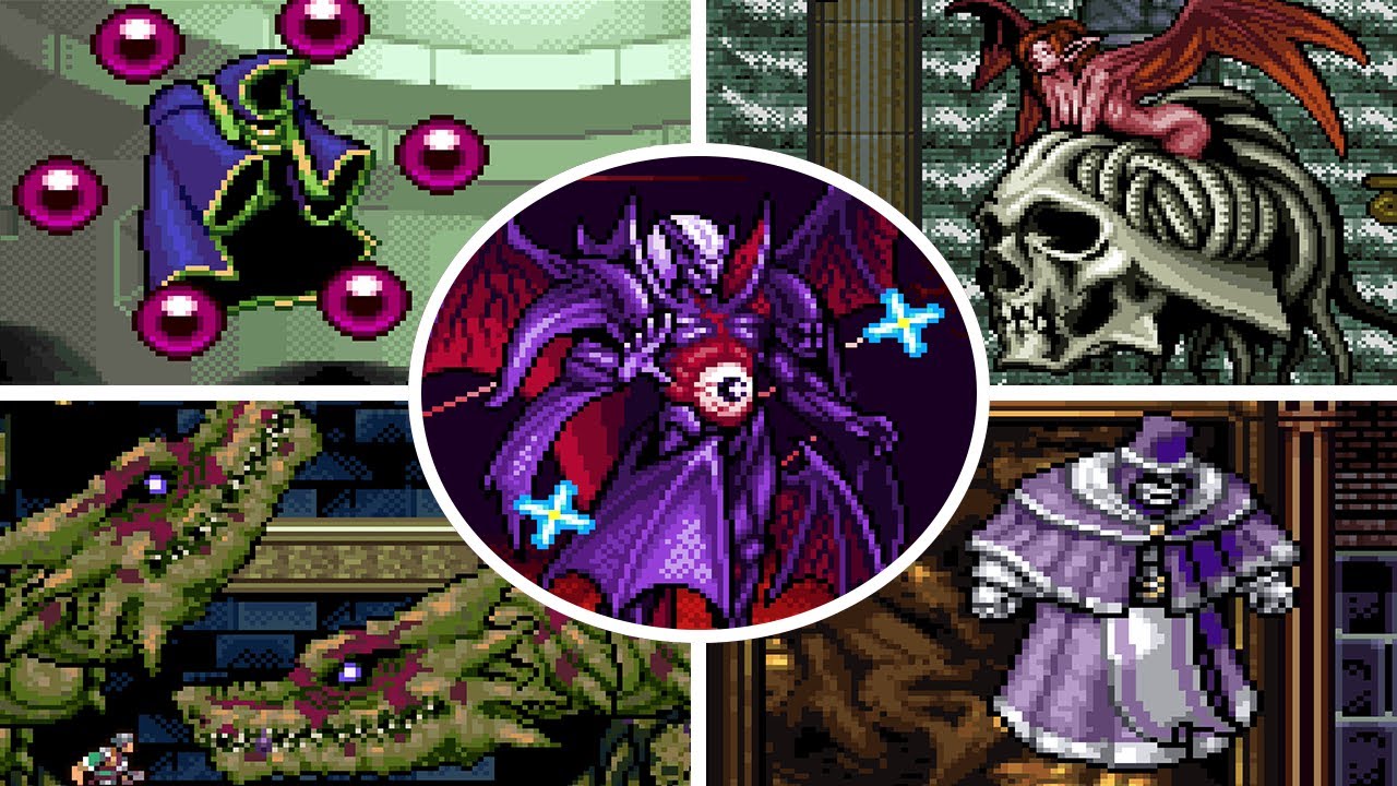 Castlevania: Circle of the Moon - All Bosses & Ending 4K
