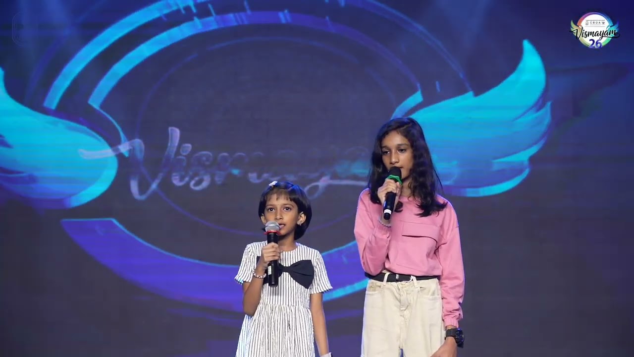 SONG BY DEVANGI & EKAPARNIKA | VISMAYAM 26 | CANARA BANK OFFICERS' ASSOCIATION ERNAKULAM |CBOA