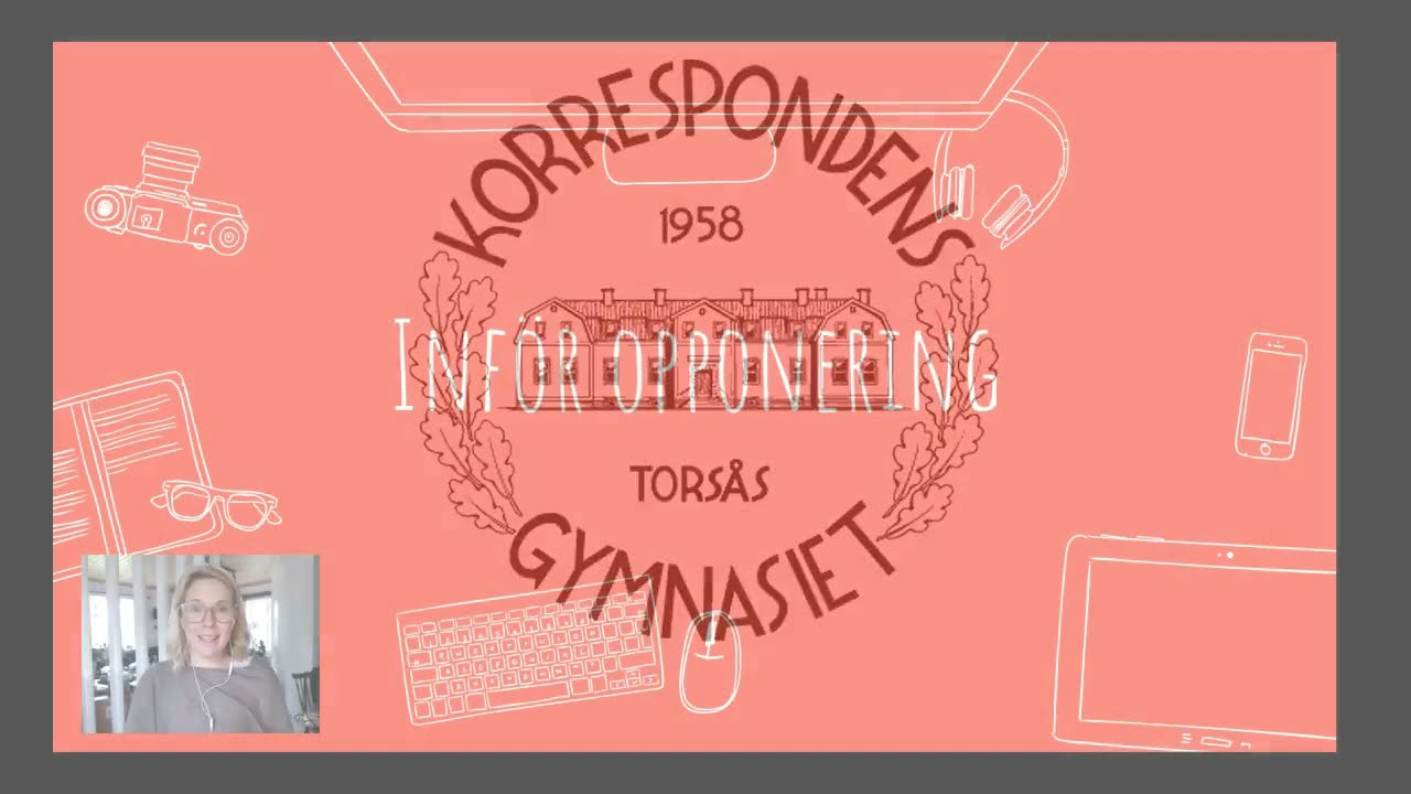 Gymnasiearbete opponering