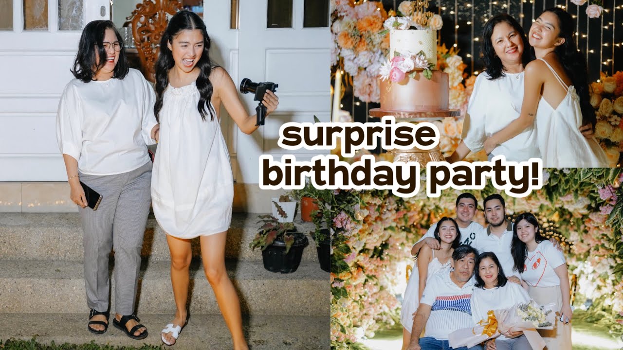 Surprise Birthday Party For Mom! IT WAS BEAUTIFUL!!! 🥺❤️| Rei Germar