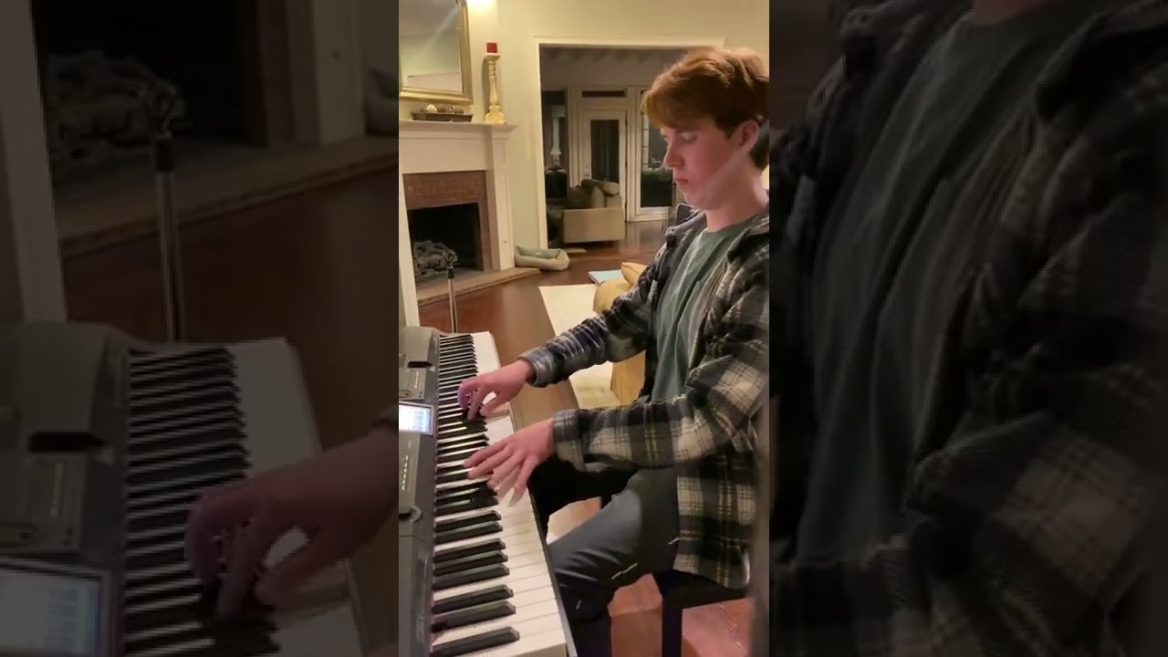 Brock Bigham playing his original piano piece