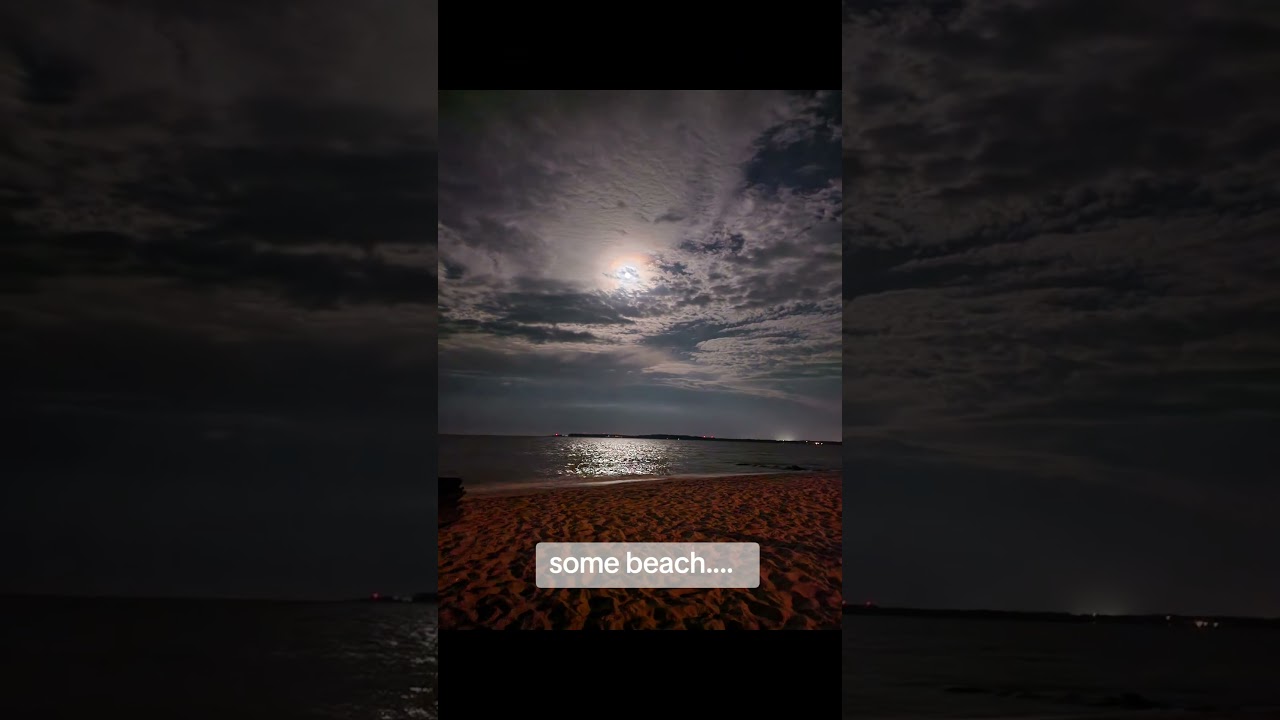 Beach at night #beachnight