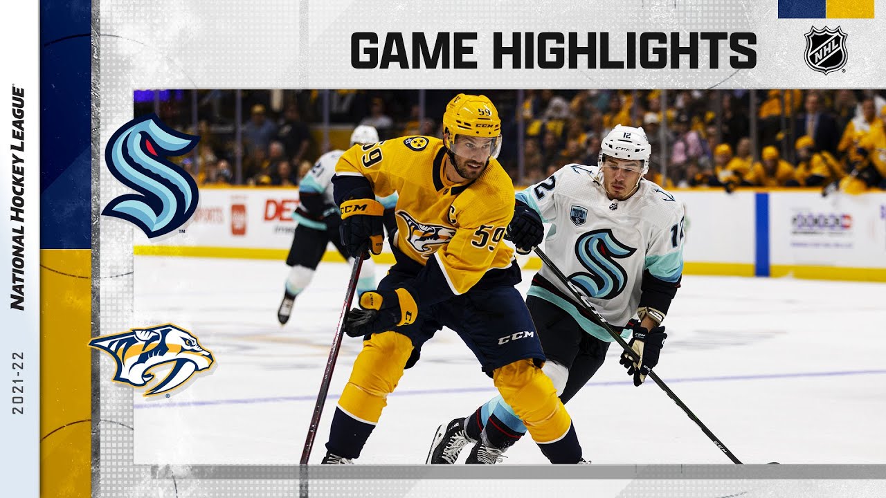Kraken @ Predators 10/14/21 | NHL Highlights