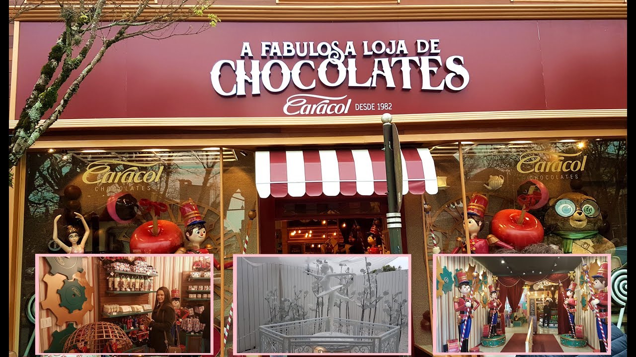 A Fabulosa loja de Chocolates Caracol em Gramado RS