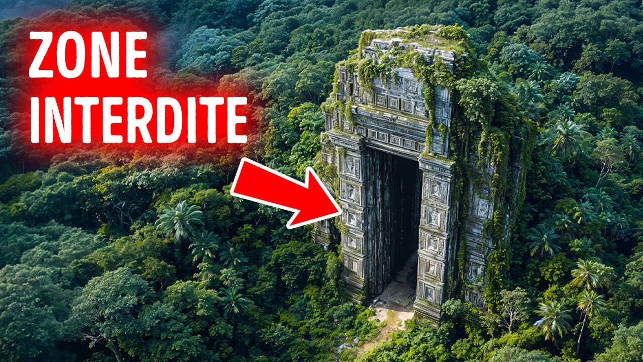 Porte ancienne trouvée dans la jungle - Personne n'ose entrer