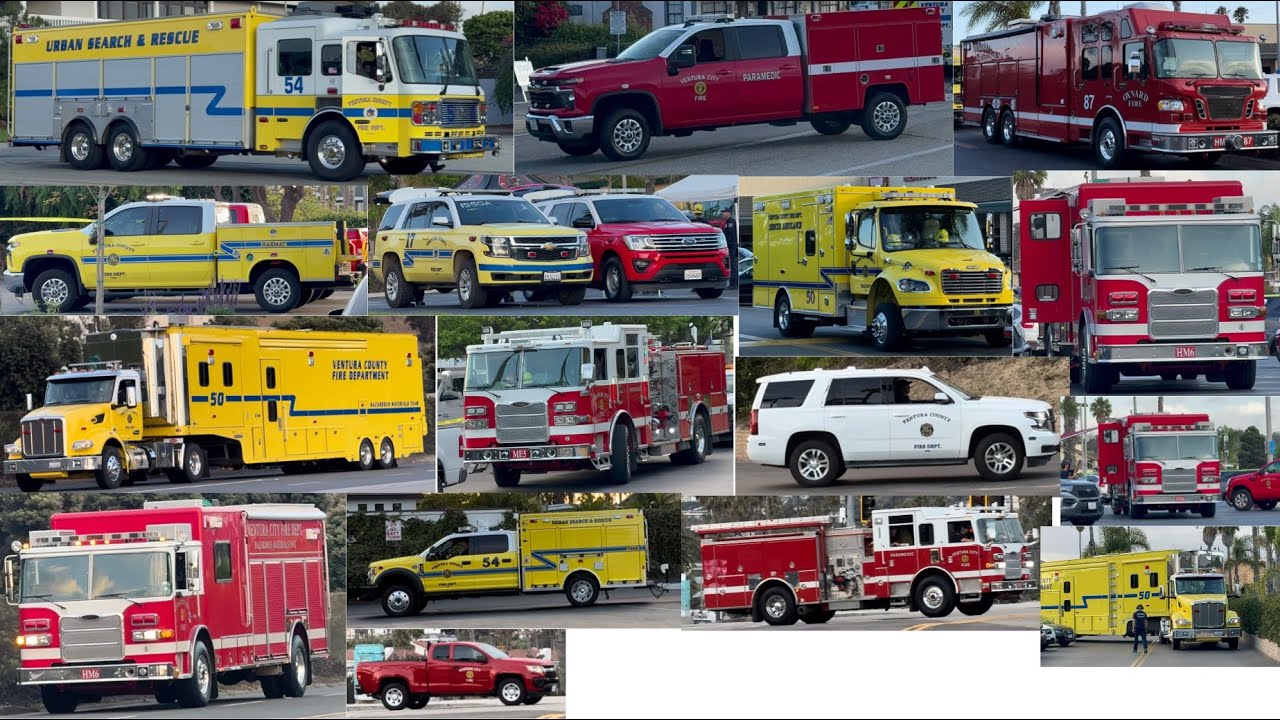 *Methane Gas Odor*— Ventura City *MAJOR CALL* Hazmat Materials Response— VCFD Multi-Agency call.