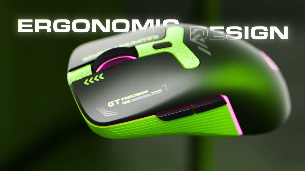 SpinBot Clutch GT500 Wired and Wireless Gaming Mouse