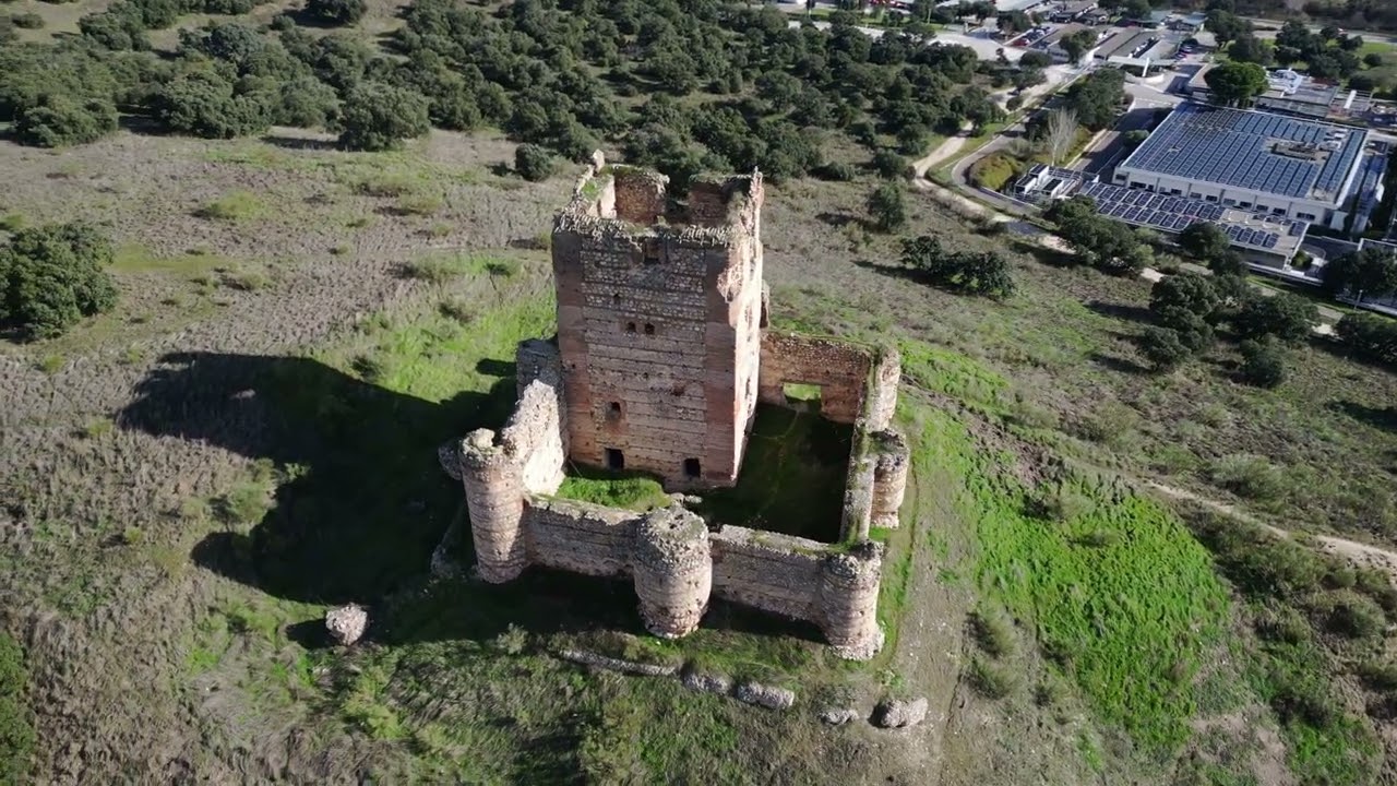 ¡¡ HISTÓRICO !! Castillo de Aulencia   #dron4k #aerialview  #castillomedieval
