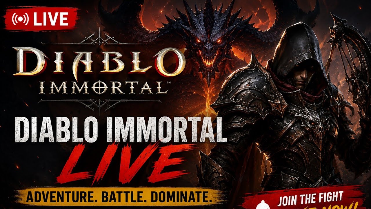 🔥 Diablo Immortal LIVE | Legendary Loot Grind, Dungeons & Boss Battles! ⚔️👹