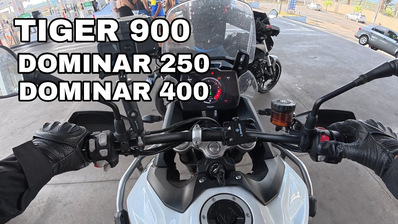 Triumph Tiger 900 + Dominar 400 + Dominar 250 | Café na Serra de São Bento! 