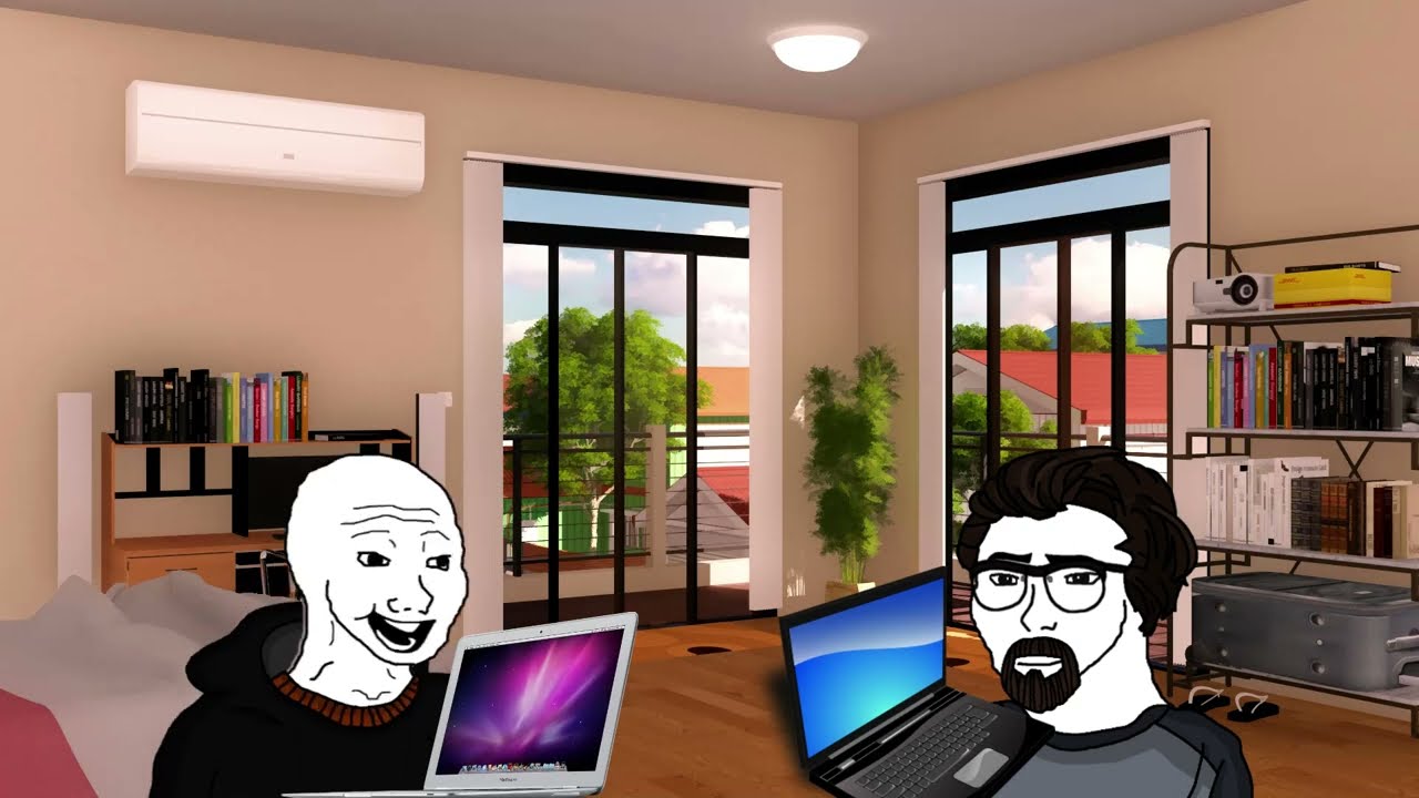 Wojak learns programming
