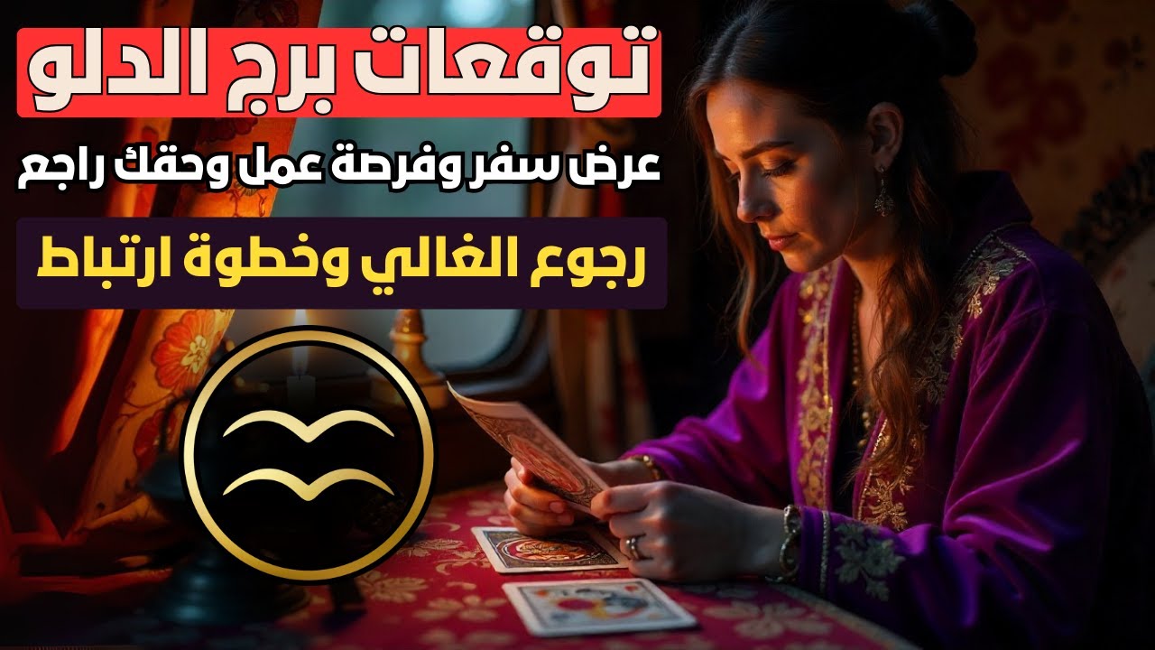 توقعات برج الدلو ♒ رزق داخل عليك وفرحة كبيرة جاية قريب 😍 رجوع وتصالح وقرار ارتباط 💍 خليك مستعد