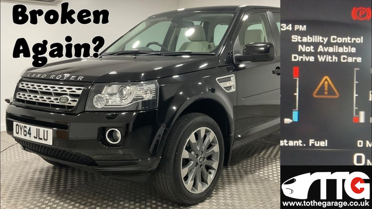 Landrover Freelander 2 Broken again?  Fault lights are back.