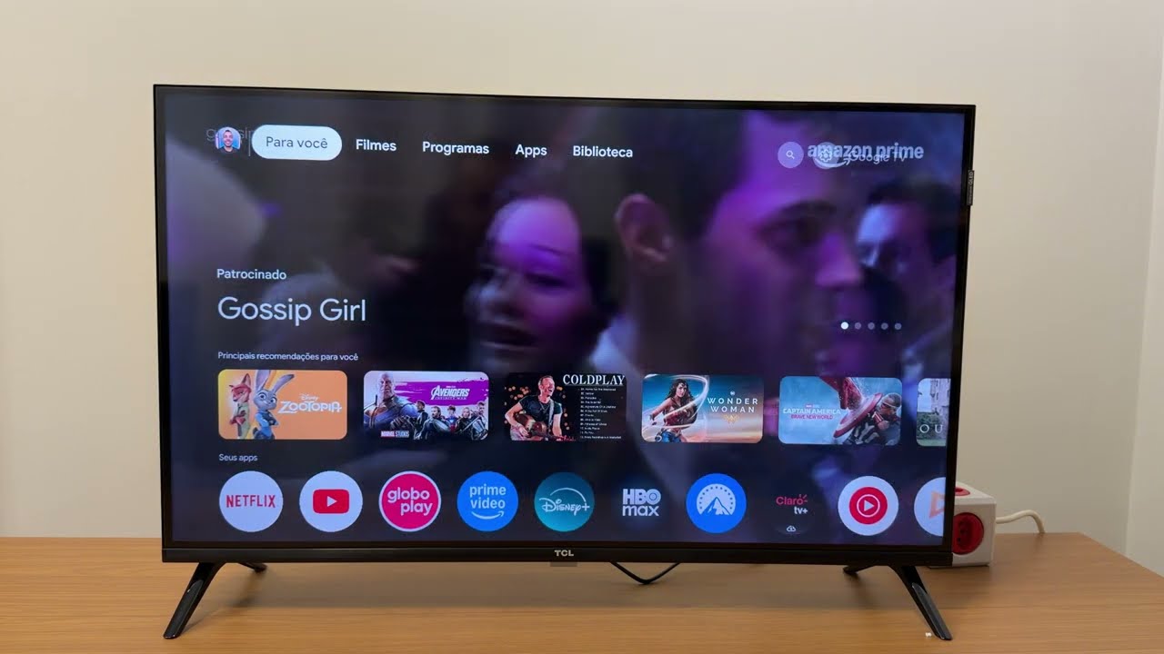 Smart TV 32 FHD 32S5K QLED TCL – Unboxing e Testes