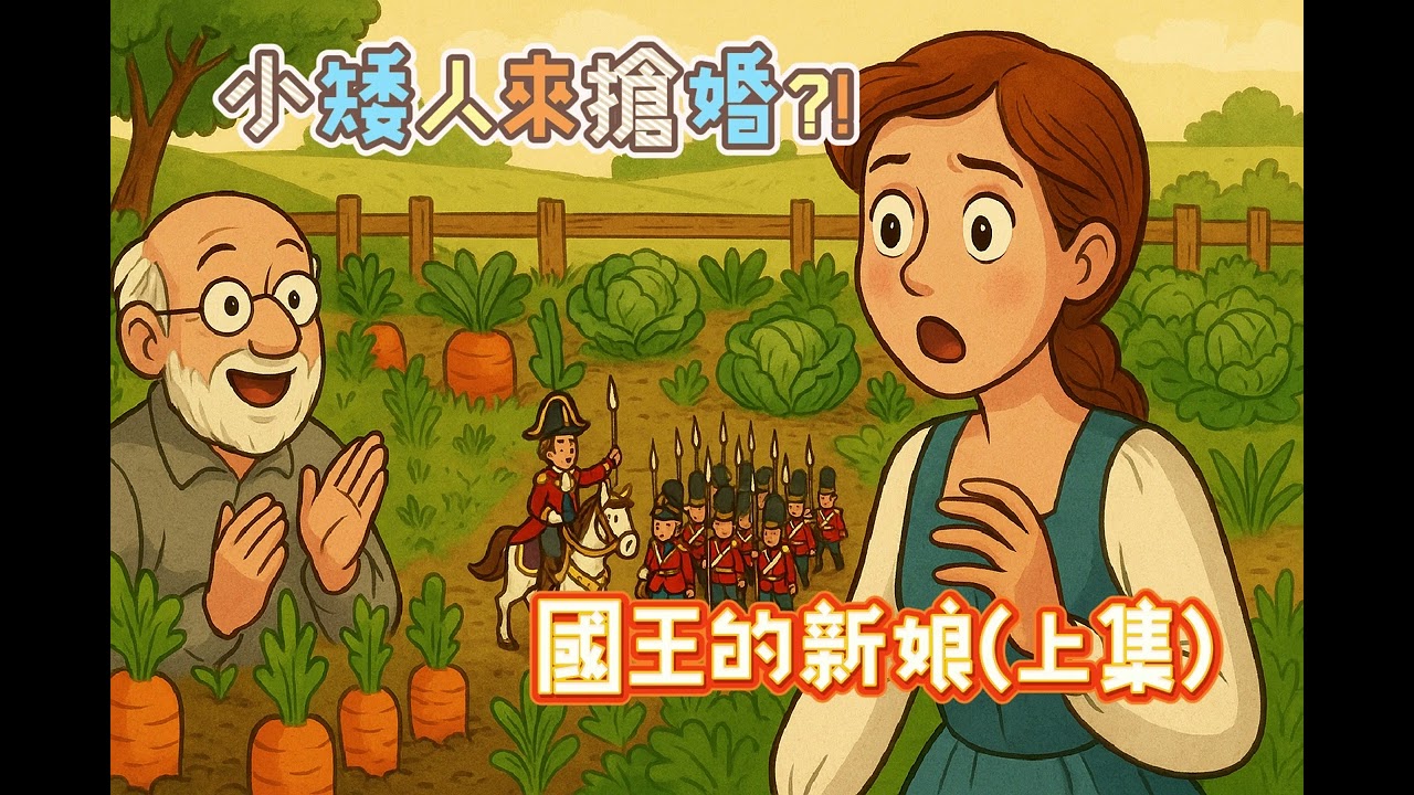 【兒童故事】超可愛小矮人來搶婚❓❗️｜睡前故事｜童話📕｜幼兒故事｜陪睡故事｜Chinese Bedtime Story