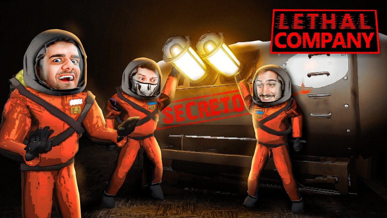 LETHAL COMPANY: ENCONTRAMOS UM DISPOSITIVO SECRETO ESCONDIDO NO MAPA! - c/ Vx, Coelho, Fuji e Falcon