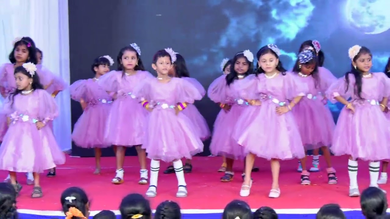 VIDHYA JYOTHI SCHOOL || BTM LAYOUT||ANNUAL DAY 2023-24 || 1st  Std Girls Chandamama Baro