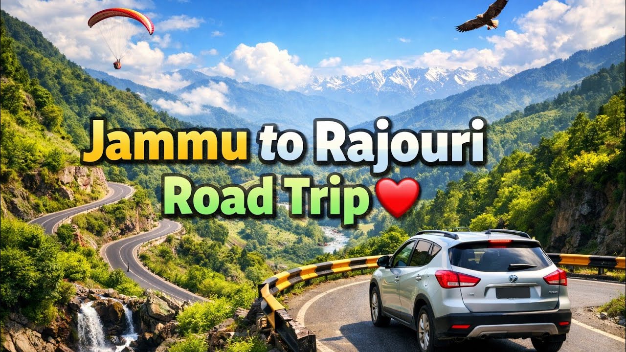 Jammu to Rajouri Road Trip 🚗💚 | Scenic Hills, Valleys & Peaceful Journey ❤️Up & Down Travel | 