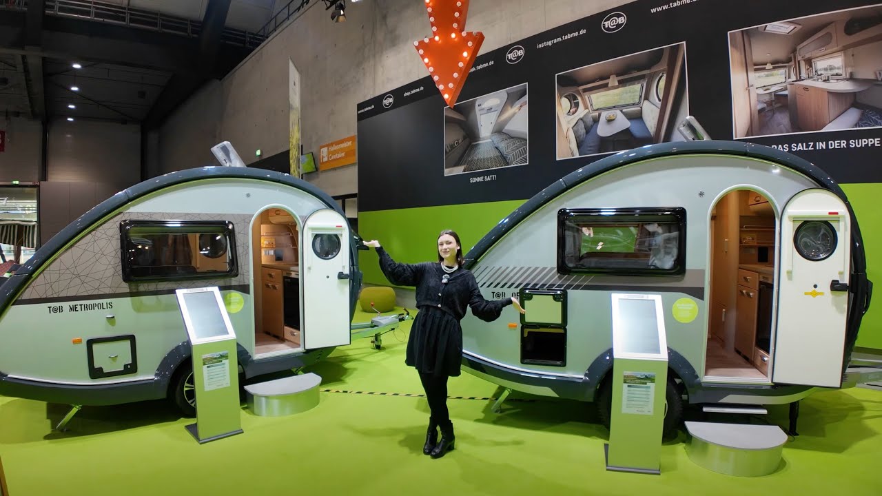 RETRO DESIGN Wohnwagen 2025 🤩 T@B Modellreihe Basic und Offroad Tabme Caravan
