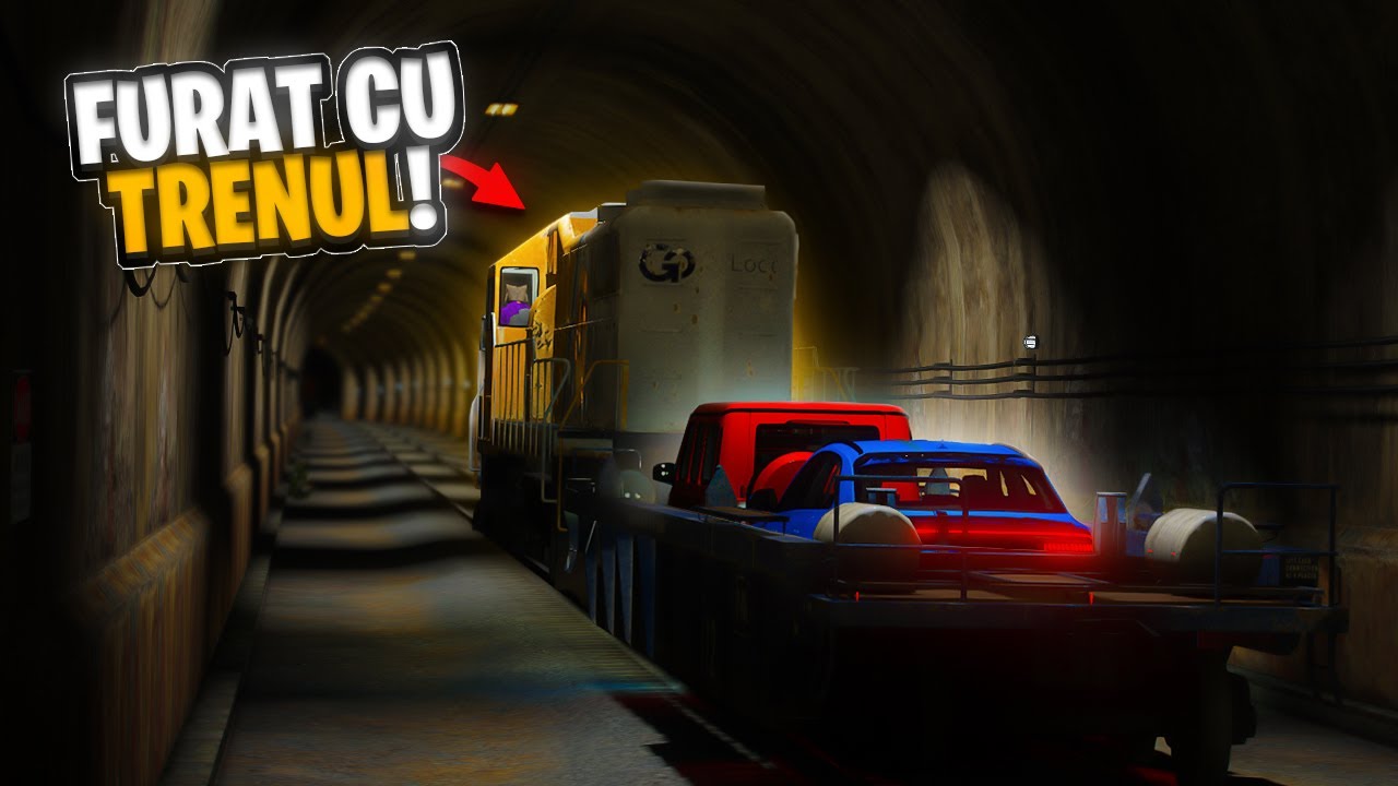 FUR MASINI FOLOSIND UN TREN I GTA 5 RP