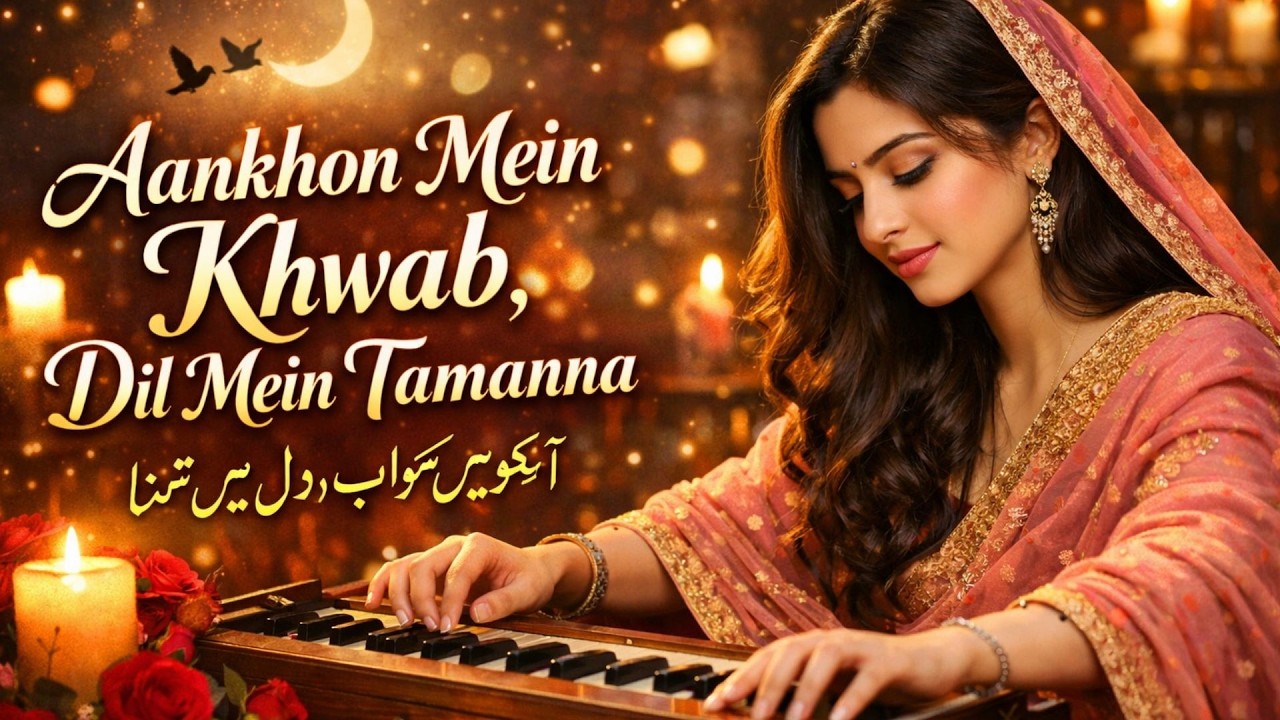 आँखों में ख़्वाब दिल में तमन्ना लिए हुए | Aankhon Mein Khwab Dil Mein Tamanna | Classic 80s  Ghazal