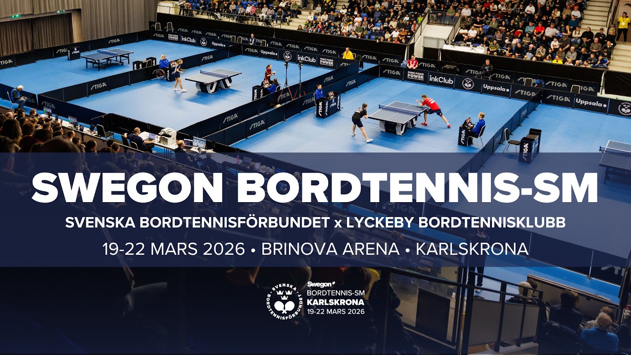 Swegon Bordtennis-SM 2026 | Dag 2 | Bord 7 | Eftermiddag