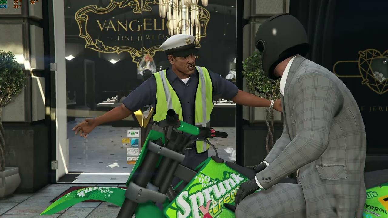 Grand Theft Auto V Stealing LSPD Tactical Team Truck and Jewelry shop