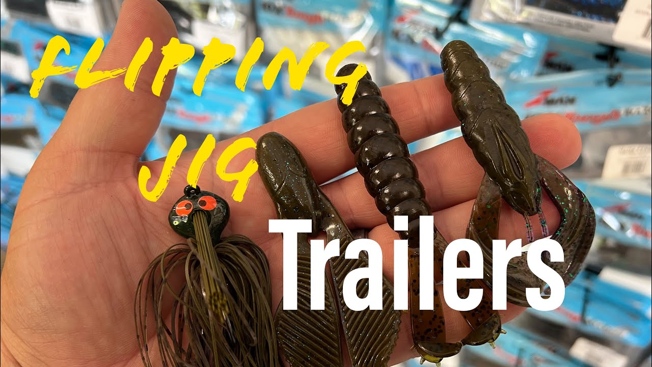 How To Choose The Best FLIPPING JIG Trailer!!  (Action Or No-Action?)