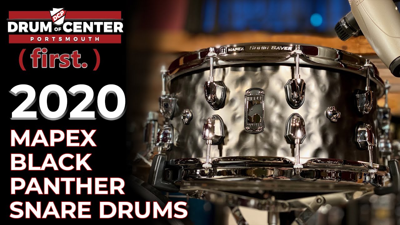 New 2020 Mapex Black Panther Snare Drums - Exclusive First Look!