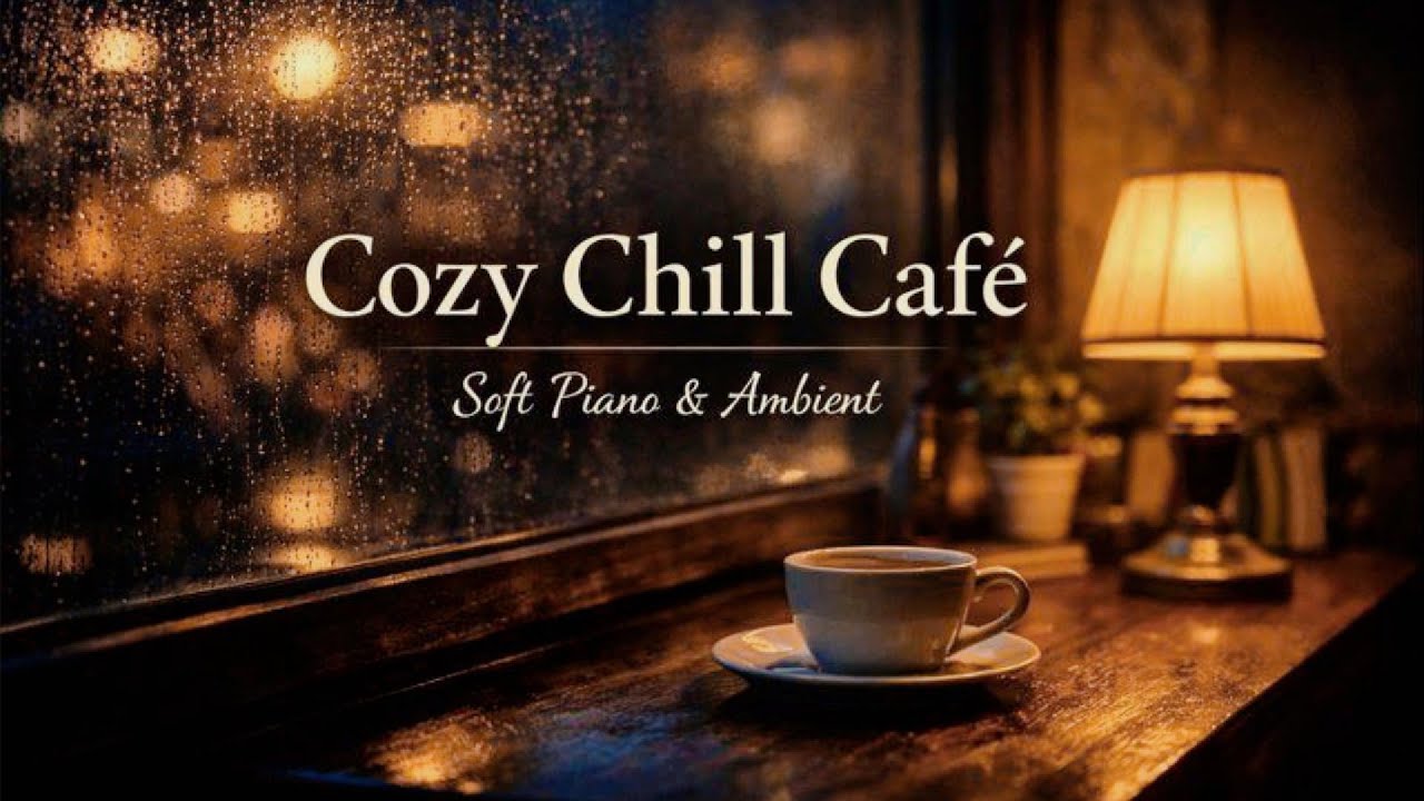 Cozy Chill Café ☕ Relaxing Piano & Ambient Music for Studying, Stress Relief & Background (5 Hours)