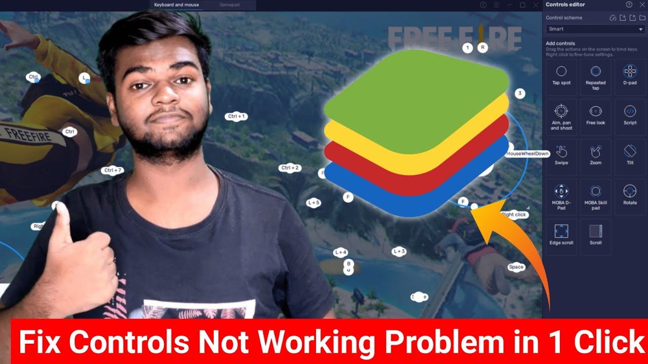 Bluestacks Free Fire Controls Not Working | Bluestacks 5 Smart Controls Not Working Free Fire | Fix