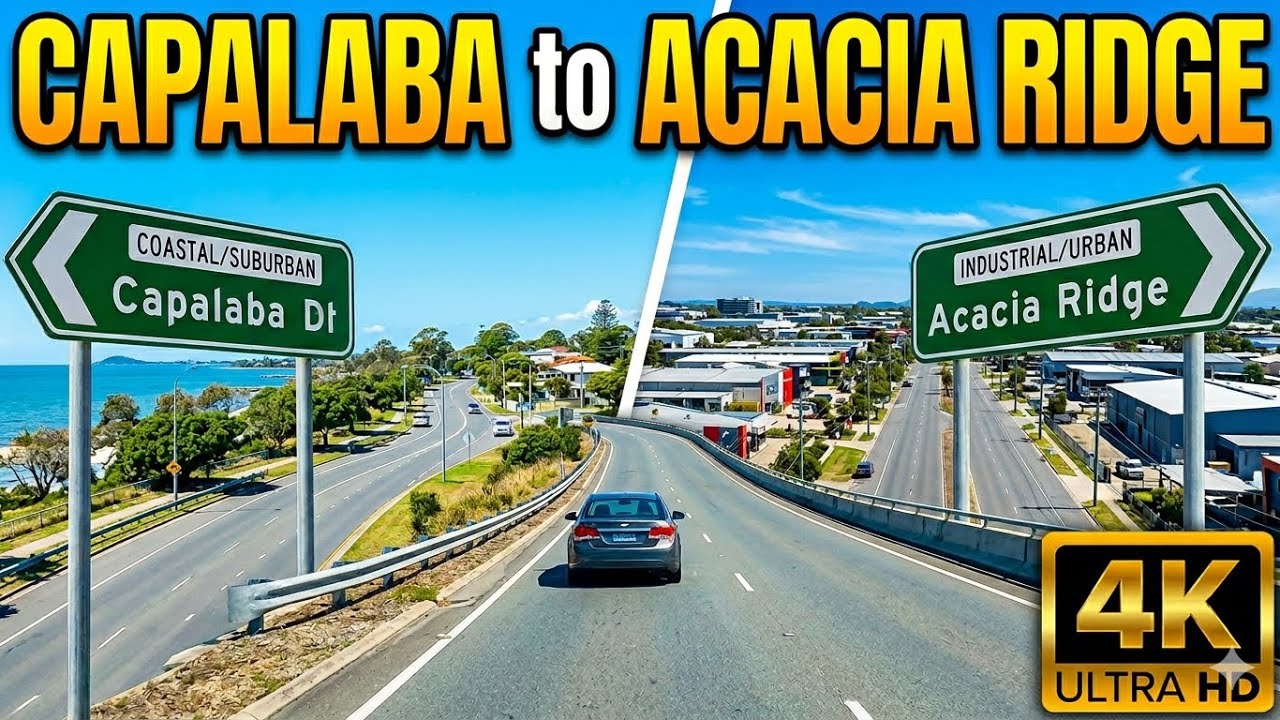 Capalaba to Acacia Ridge 4k Drive 2023|| #brisbane #australia #queensland #fortitude #usa