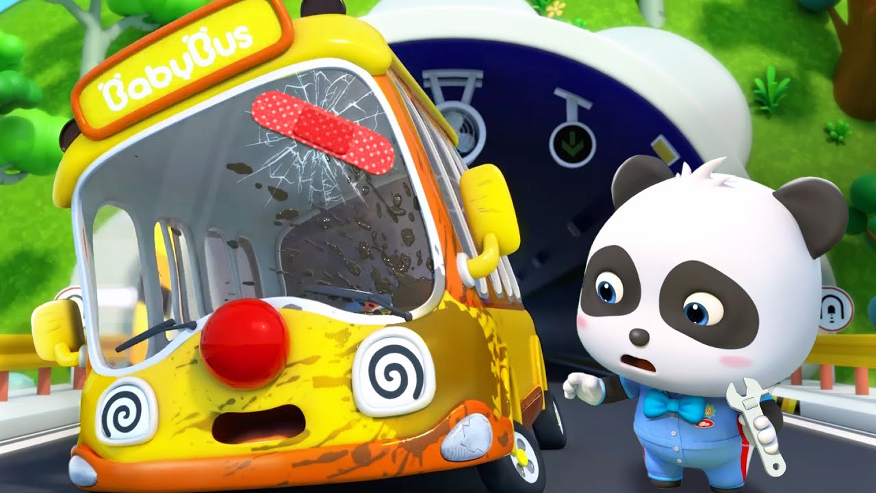 Let's Checkup, Little Bus | Wheels on the Bus | Nursery Rhymes & Kids Songs | BabyBus - Cars World