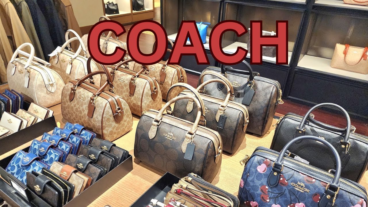 ОБЗОР МАГАЗИНА COACH OUTLET | Новое поступление сумки Coach Rowan — скидки до 70% на отдельные то...