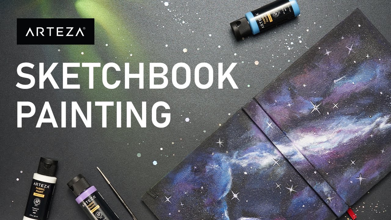 Best Sketchbook Cover Idea 2020 | Sketchbook Painting | ARTEZA