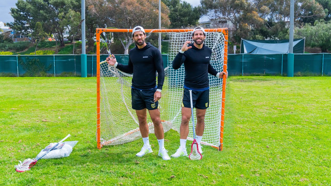 I strung a new net to celebrate playing for a new team