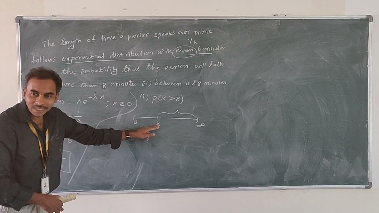 Problem based on exponential distribution 