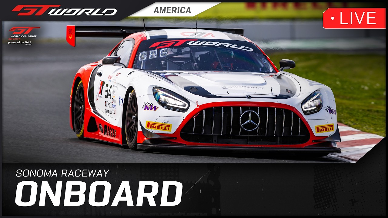 LIVE | OB CAR 34 | Race |&nbsp;Sonoma Raceway | GT World Challenge America powered by AWS 2026