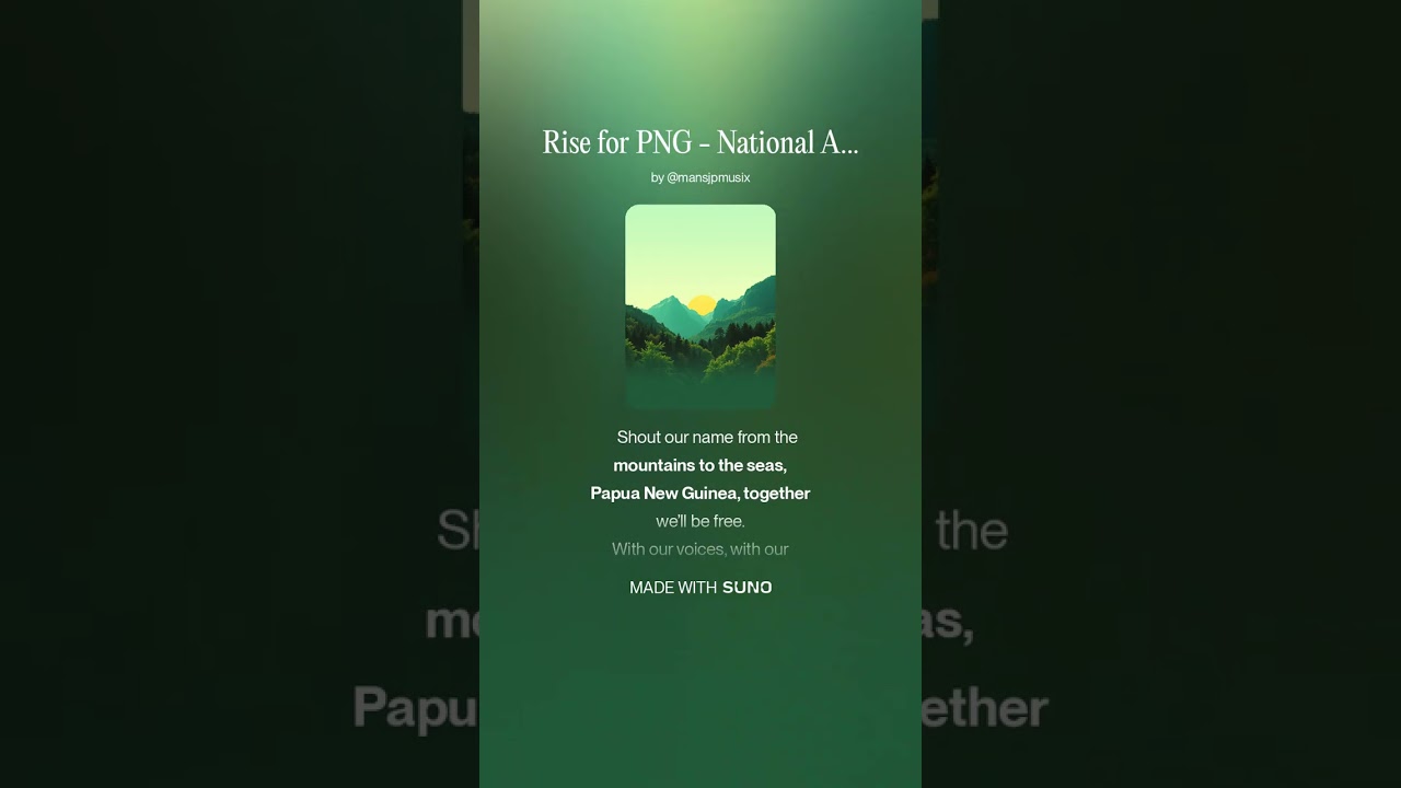 Rise for PNG - Edition (Remastered Song)