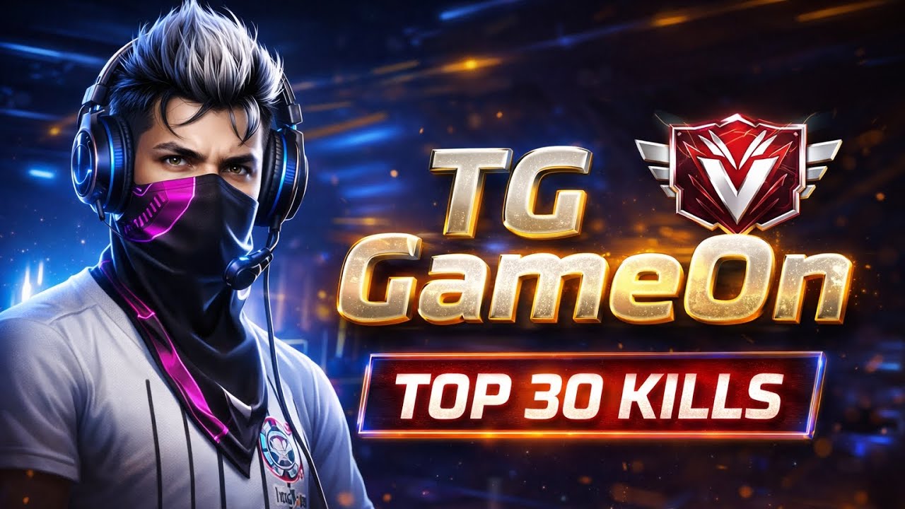 Pro Player TOP 30 KILLS Challenge 🔥 Free Fire Max #FreeFireMax #RankPush #TGGameOn