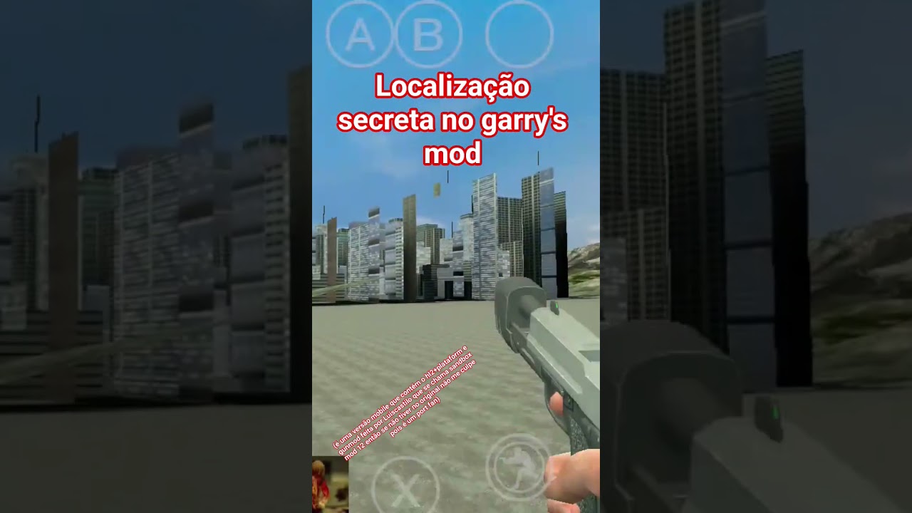 localiza&ccedil;&atilde;o secreta no garry's mod #garrysmod #localsecreto #locais #halflife2
