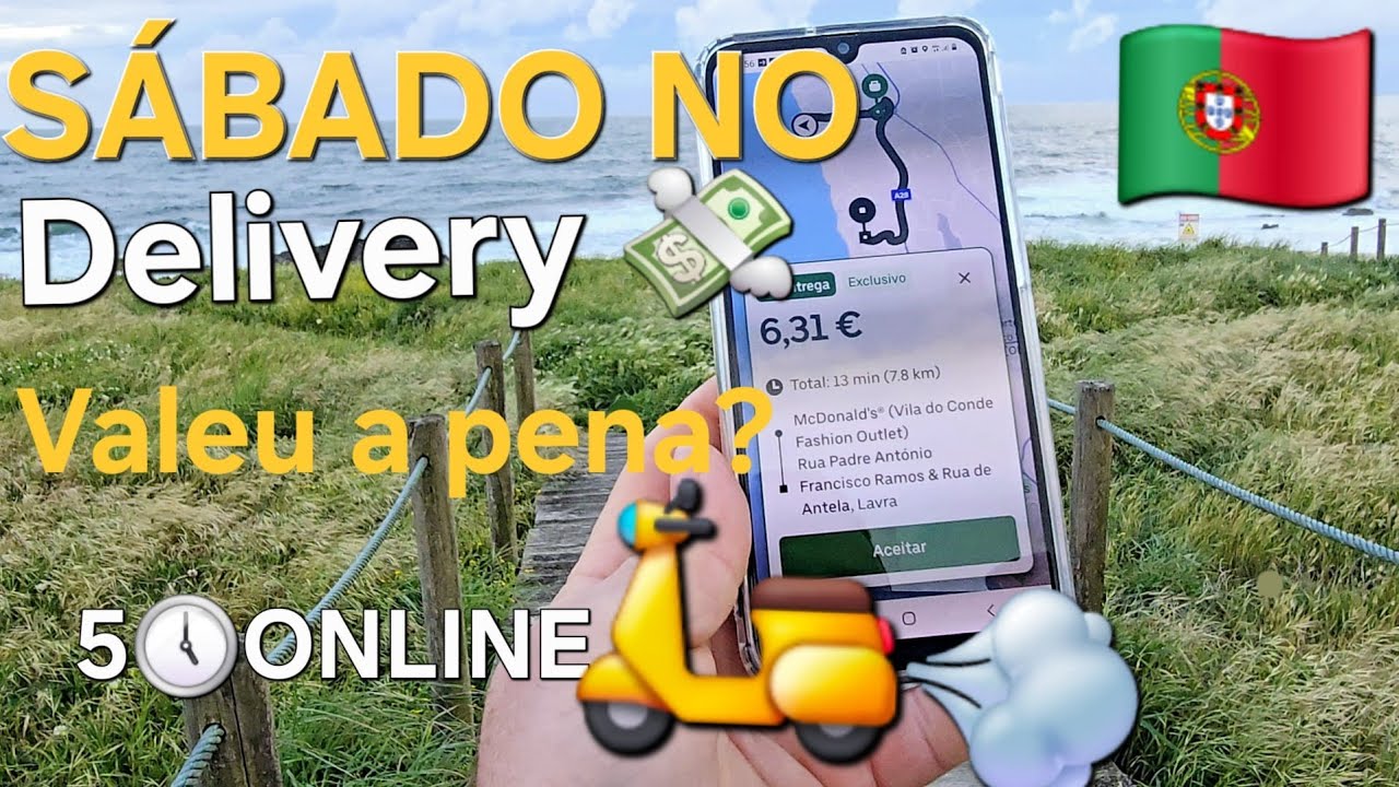 🔴Valeu a pena 5 horas online? 🛵💨 Ganhos Reais 💶 em um sábado à noite? 🇵🇹