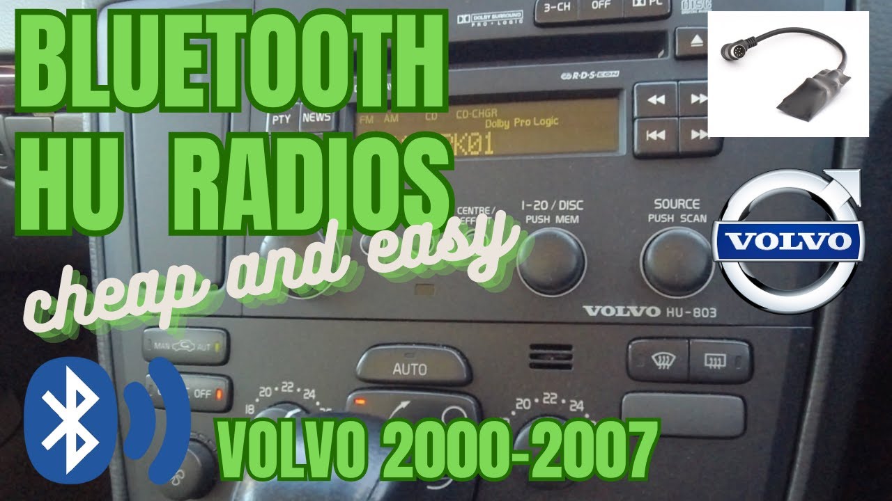 👍BlueMusic Bluetooth-адаптер Volvo для магнитолы, 40 евро! Как установить, видео 7 минут👍