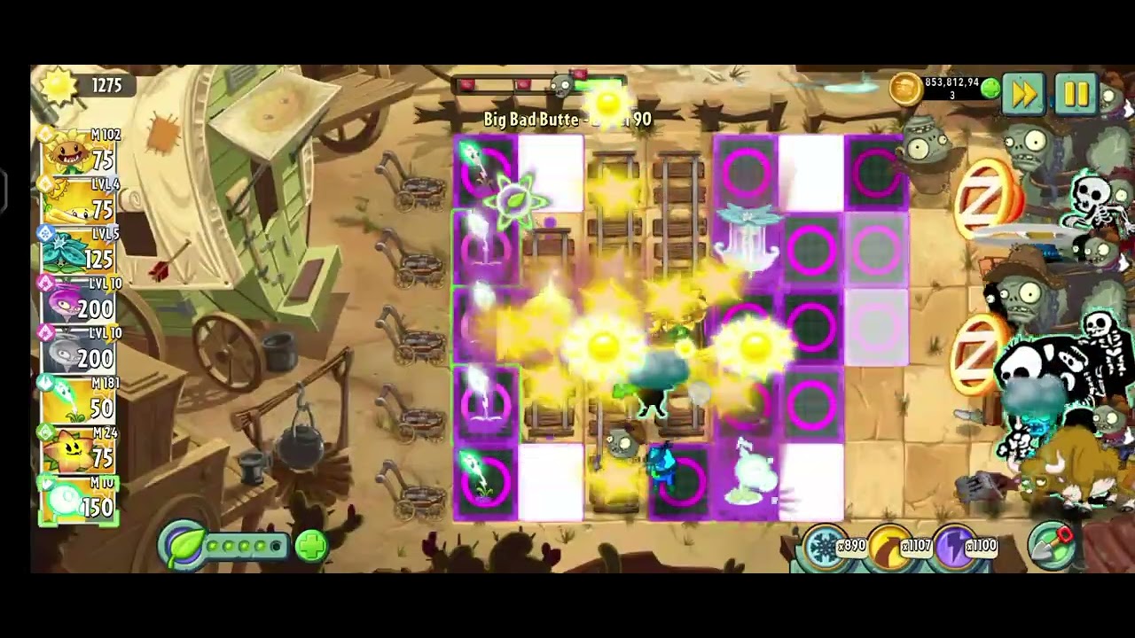 Pvz 2 Big Bad butte lvl 90