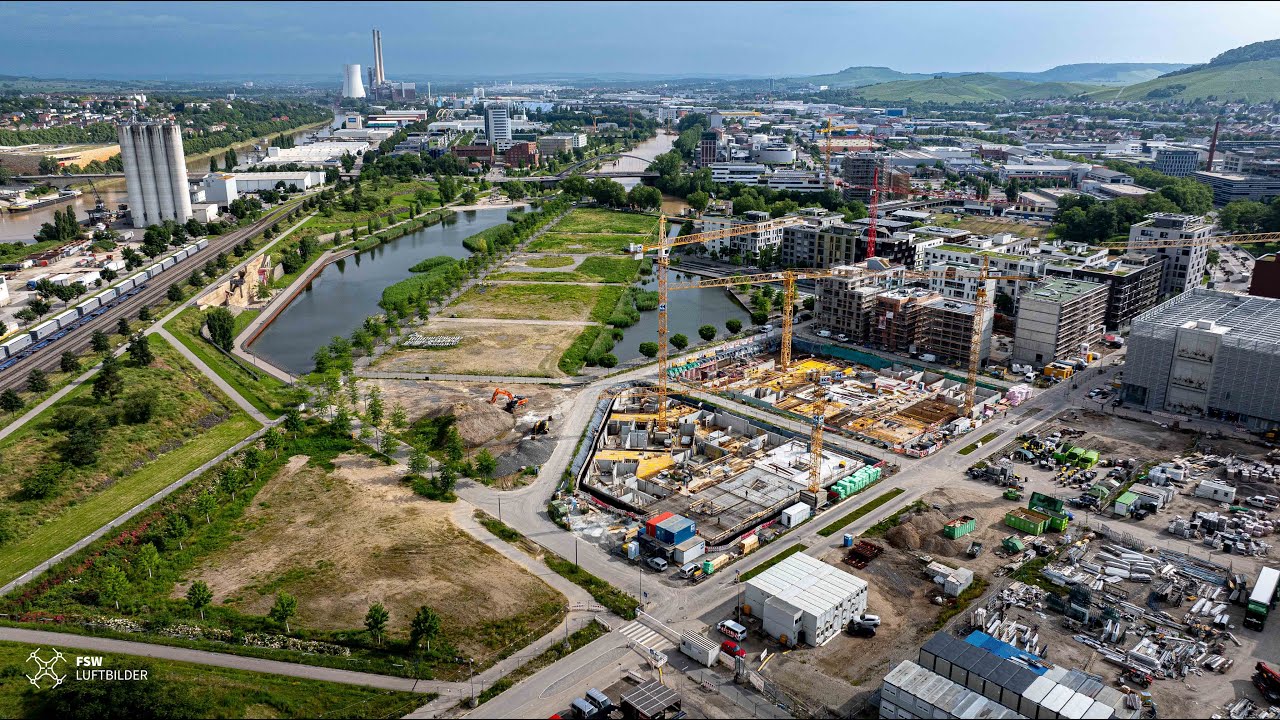 Heilbronn-Baugebiet Neckarbogen-Luftbilder-BuGa Gelände