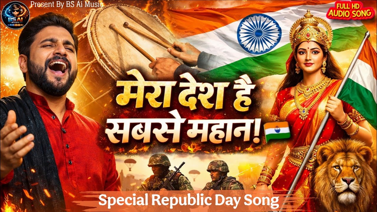 मेरा देश है सबसे महान 🇮🇳 ढोल की थाप पर देशभक्ति गीत Desh Bhakti Song 2026 Special Republic Day Song